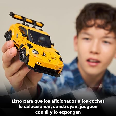 LEGO Speed Champions Porsche 911 GT3 RS Super Car Toy 77239 Building Blocks Toys for 9+ Gift for Boys and Girls