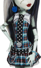 Monster High Frankie Stein Reproduction Doll Original Fashion & Shoes, with Pet, Doll Stand & Accessories