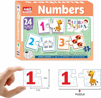 Ankit Toys & Games Numbers Jigsaw Puzzle