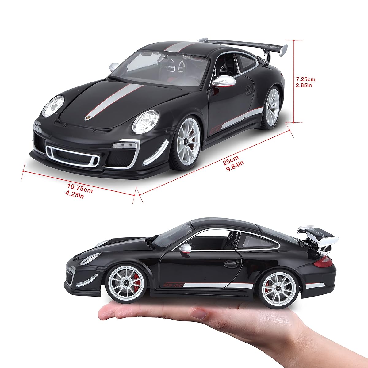 Bburago 1:18 Scale Porsche 911 GT3 RS 4.0 Diecast Vehicle