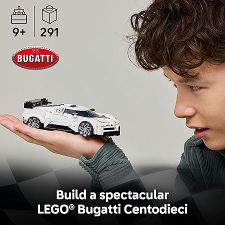LEGO Speed Champions Bugatti Centodieci Hyper Sports Car Toy 77240 Building Blocks Toys for 9+ Gift for Boys and Girls