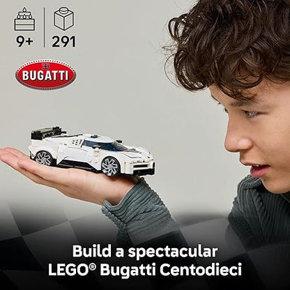 LEGO Speed Champions Bugatti Centodieci Hyper Sports Car Toy 77240 Building Blocks Toys for 9+ Gift for Boys and Girls