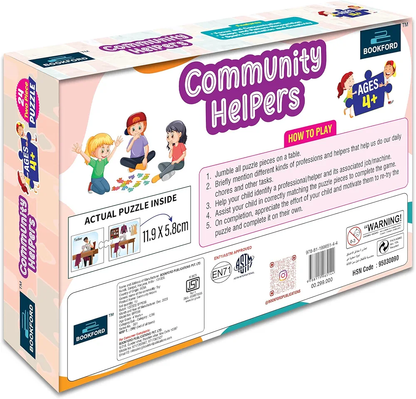 BOOKFORD Community Helpers Jigsaw Puzzle