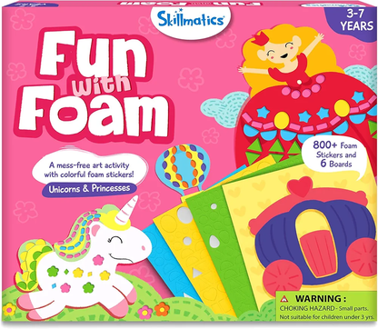 New Skillmatics Art Activity - Fun with Foam Unicorns & Princesses