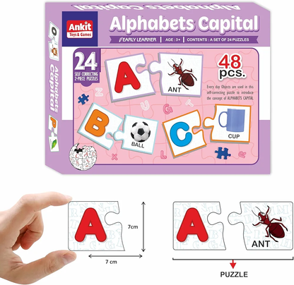 Ankit Toys & Games Alphabet Capital Educational Puzzle