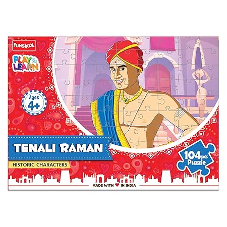 Play learn Funskool -Tenali Raman 104 Pieces Puzzle