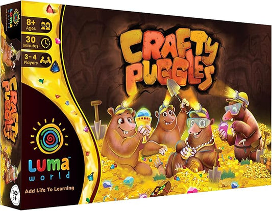 Luma World STEM Educational Board Game Crafty Puggles