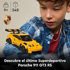 LEGO Speed Champions Porsche 911 GT3 RS Super Car Toy 77239 Building Blocks Toys for 9+ Gift for Boys and Girls