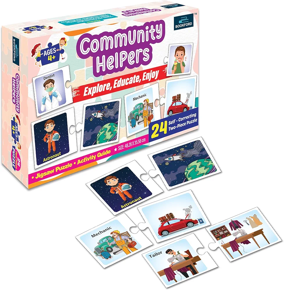 BOOKFORD Community Helpers Jigsaw Puzzle