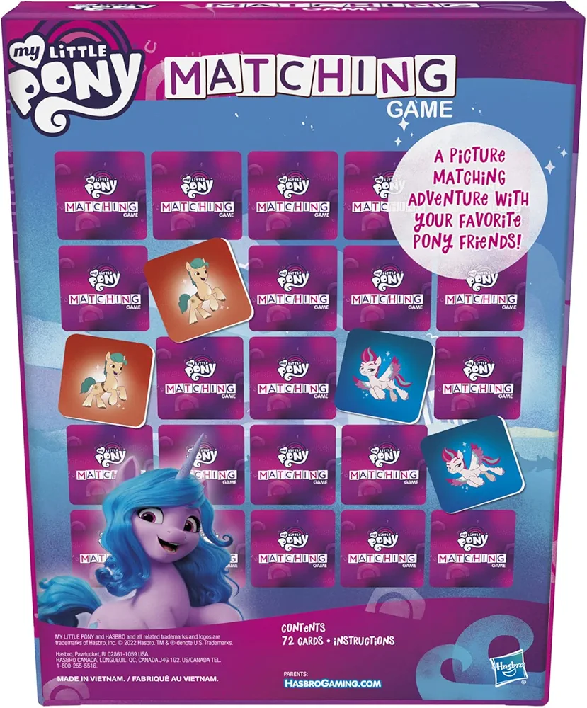 Hasbro Gaming My Little Pony Matching Game