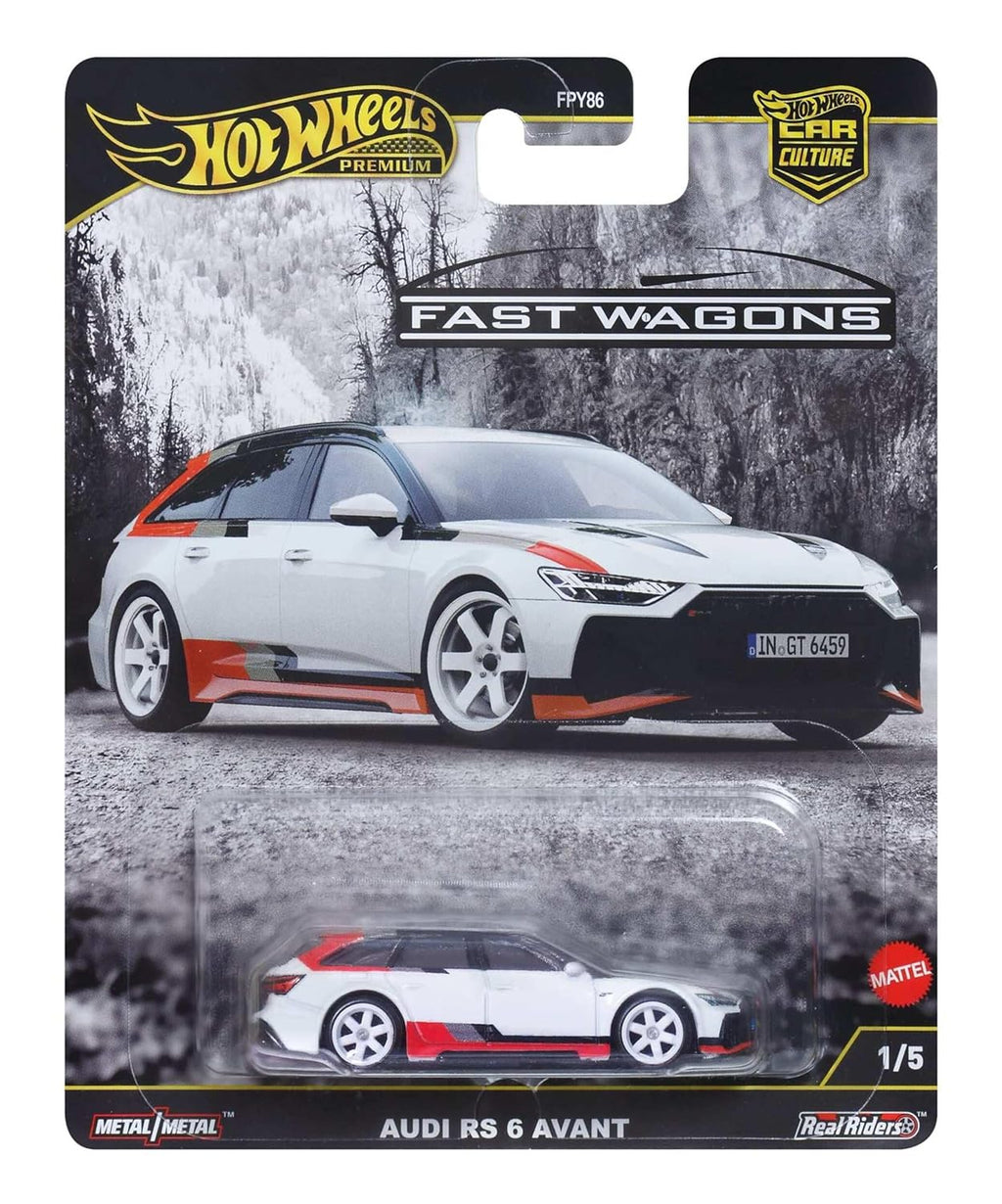 Hot Wheels Premium Car Culture Fast Wagons 1:64 Scale Die-Cast Audi RS 6 Avant