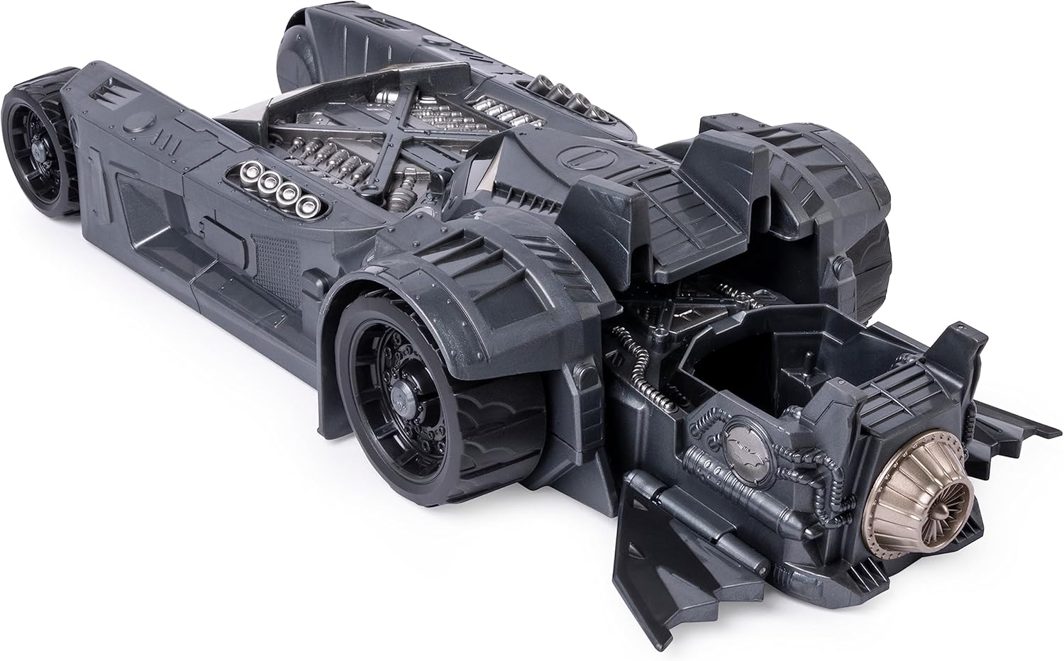 Batman, Batmobile and Batboat 2-in-1 Transforming Vehicle, for Use with Batman 10 cm Action Figures