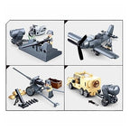 Sluban World War 2 Gift Set Building Blocks Kit for Kids - Creative Construction