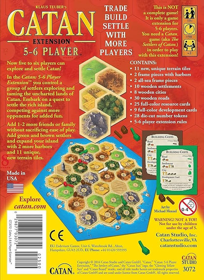 CATAN Board Game 5-6 Player Extension
