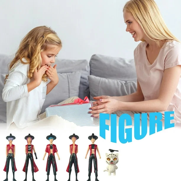 Kpop Demon Hunters Figure Toy ,6pcs Cute KPop Demon Figurine Toy,Gift for Game Fans and Friends