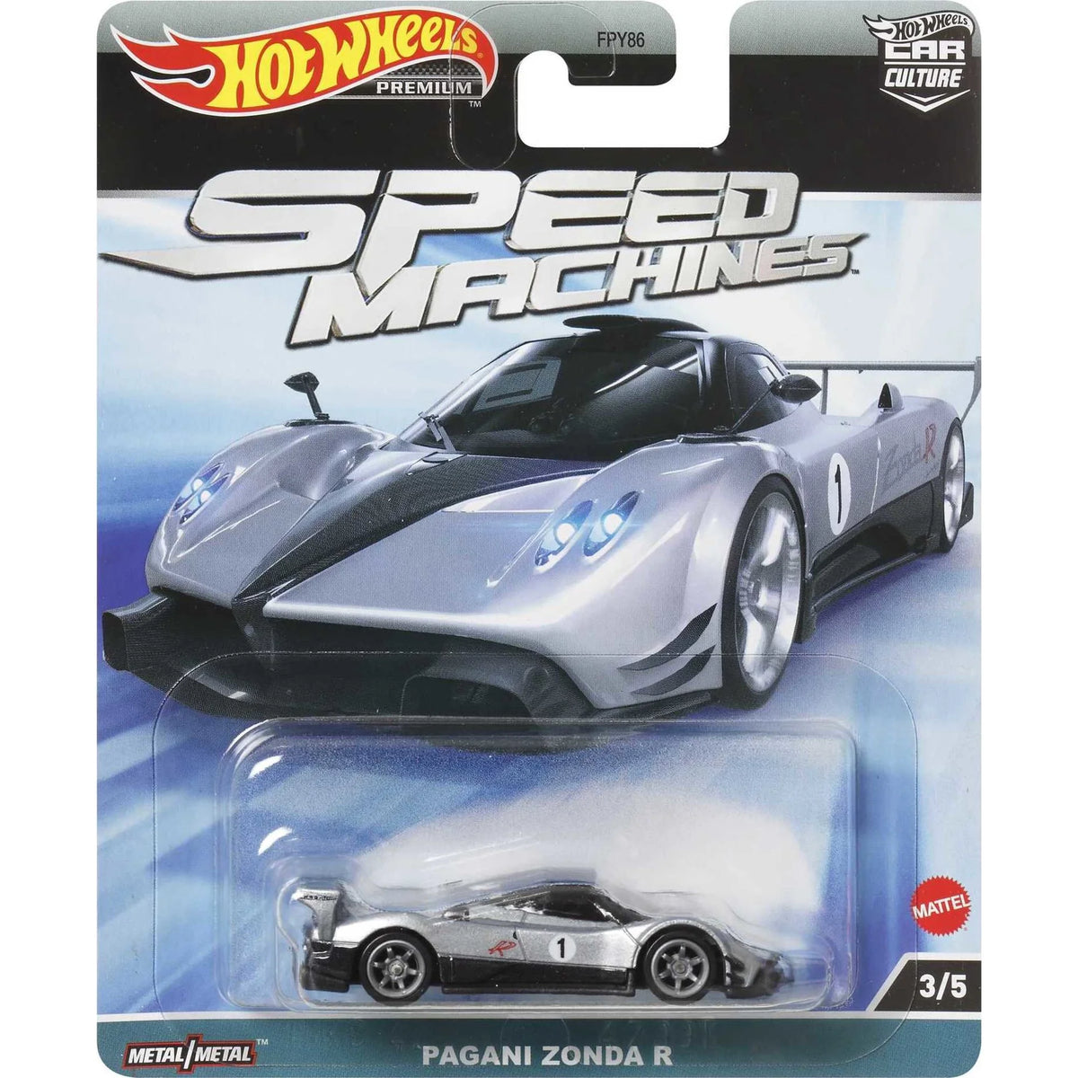 Premium Hot Wheels Speed Machines - Pagani Zonda R