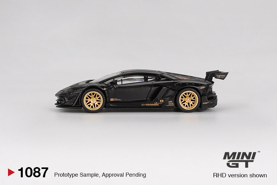 MINI GT LB★WORKS Lamborghini Aventador Limited Edition Matte Black
