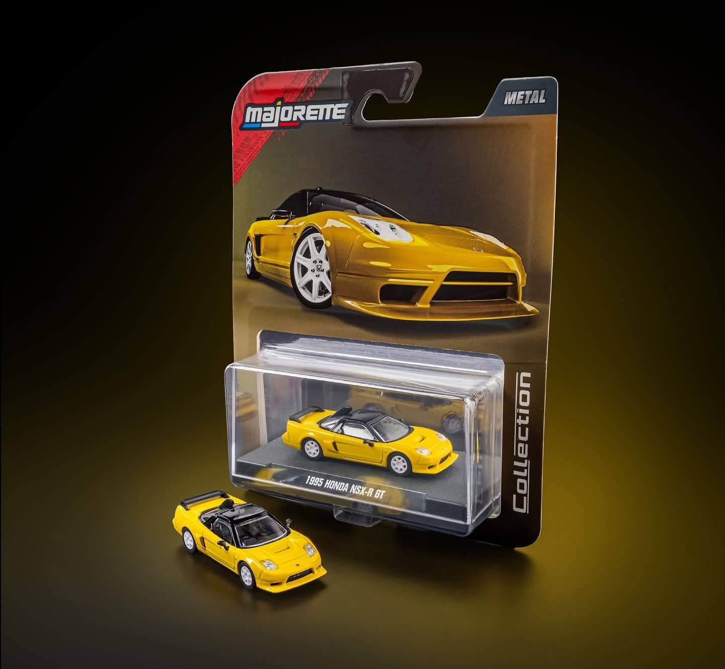 Majorette: Metal Collection Series 2 - 1995 Honda NSX- R GT Yellow