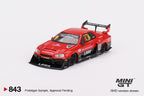 MINI GT Nissan LB-ER34 Super Silhouette SKYLINE Red/Black