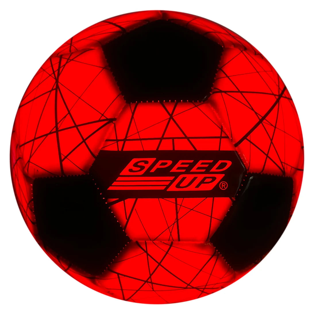 Speed Up LED Light Up Glow Football Night Sport Game Training Indoor/Outdoor Soccer Ball Educational Toy Ball Size 5, for Adult Kids Teenagers Boys Girls
