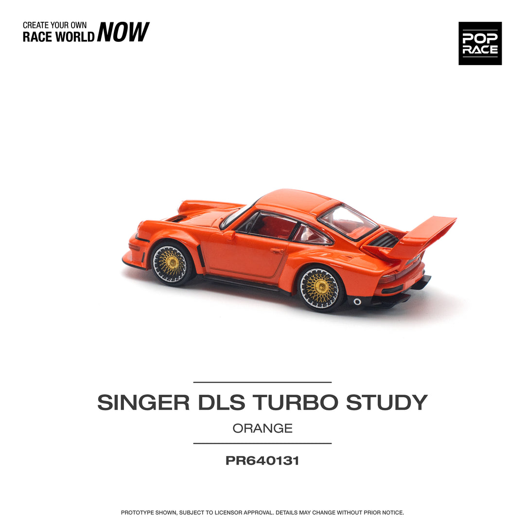 POPRACE 1:64 SINGER DLS TURBO (TRACK) ORANGE PR640131