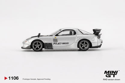MINI GT Mazda RX-7 RE-Amemiya Silver Metallic