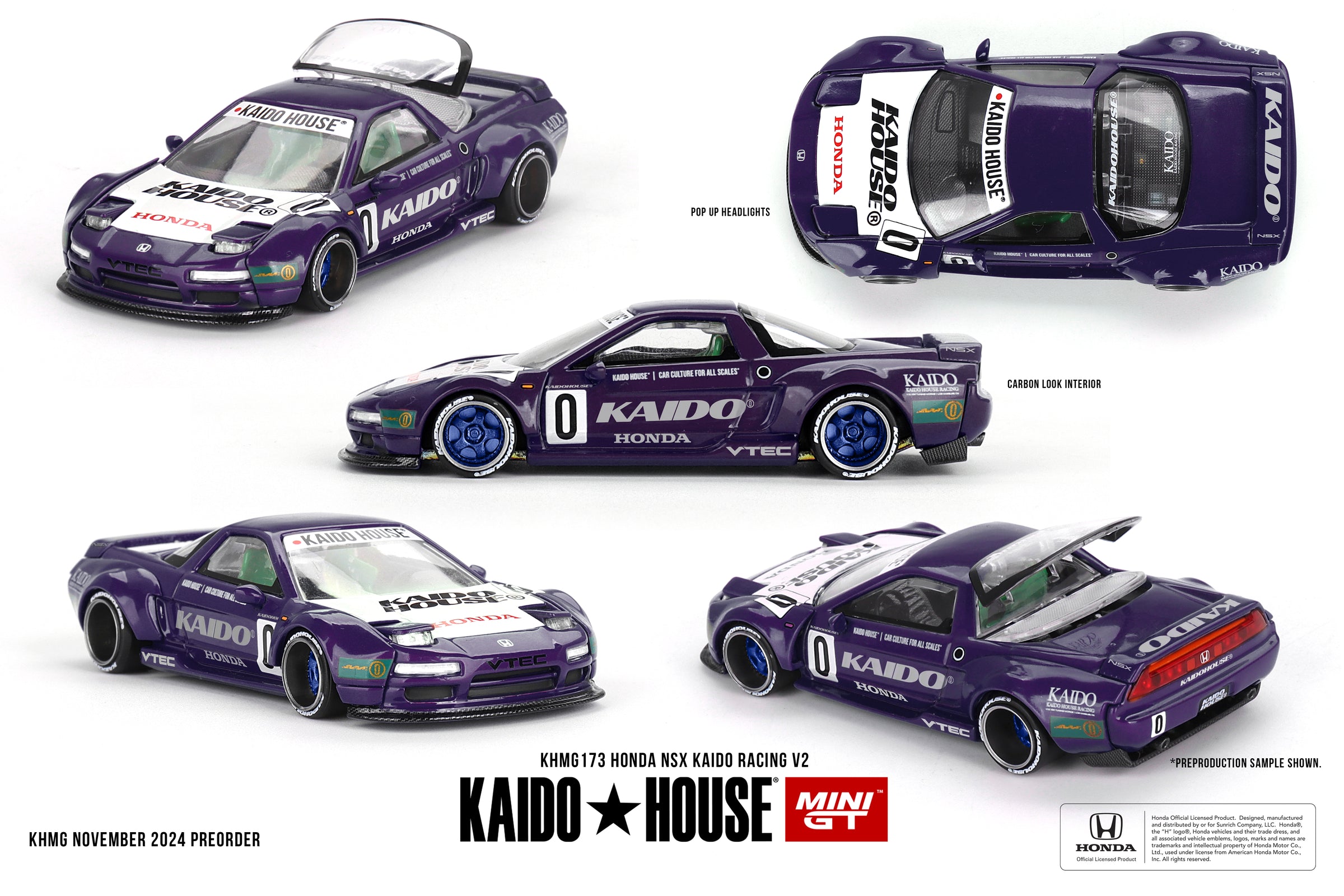 Kaido House X MiniGT - KHMG173 - Honda NSX Kaido Racing V2
