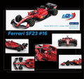 BBR Models Ferrari SF23 2023 Monaco GP – #16 Charles Leclerc – BBRFER64022