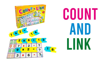 Prime Count and Link Mathemathics  Linking Game