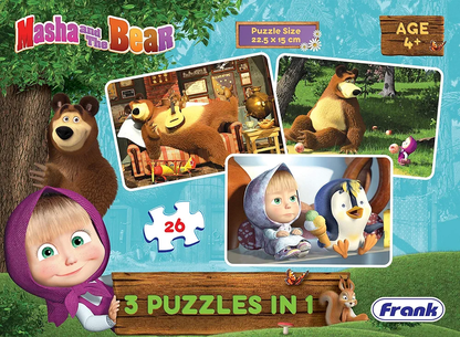 Frank Masha and The Bear Wildlife Giant Floor Jigsaw Puzzle