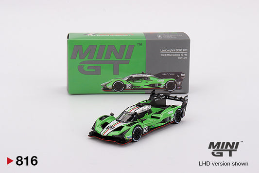 MINI GT Lamborghini SC63 #63 Iron Lynx 2024 IMSA Sebring 12 Hrs