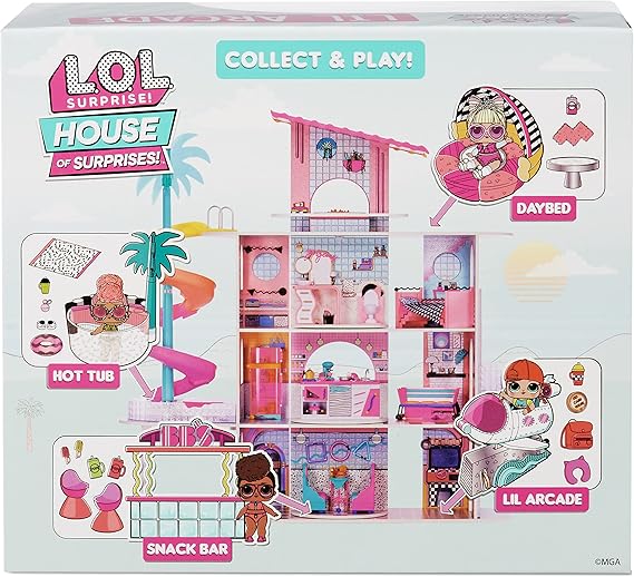 L.O.L. Surprise! Omg HoUSe Of Surprises Lil Arcade Playset
