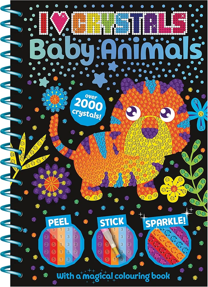 I Love Crystals Book: Baby Animals