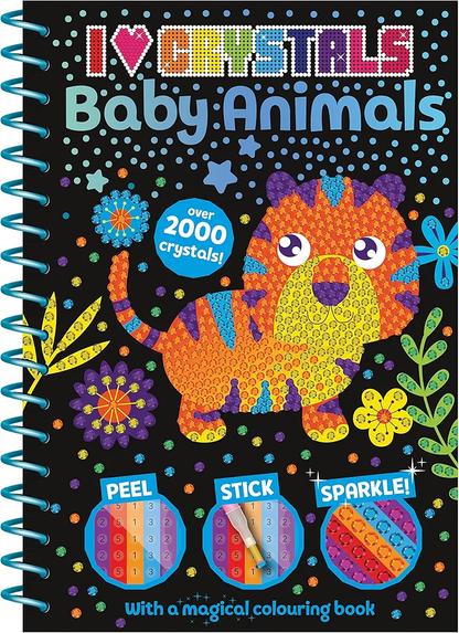 I Love Crystals Book: Baby Animals