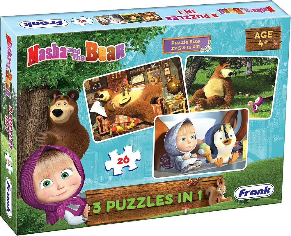 Frank Masha and The Bear Wildlife Giant Floor Jigsaw Puzzle