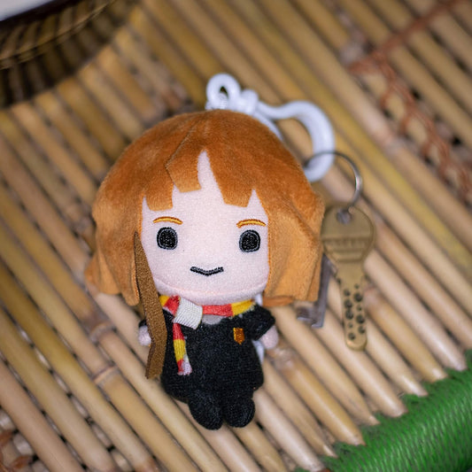 Hermione Granger Plush Keychain (with Clip On) 4 Inch - Harry Potter Charms Soft Toy