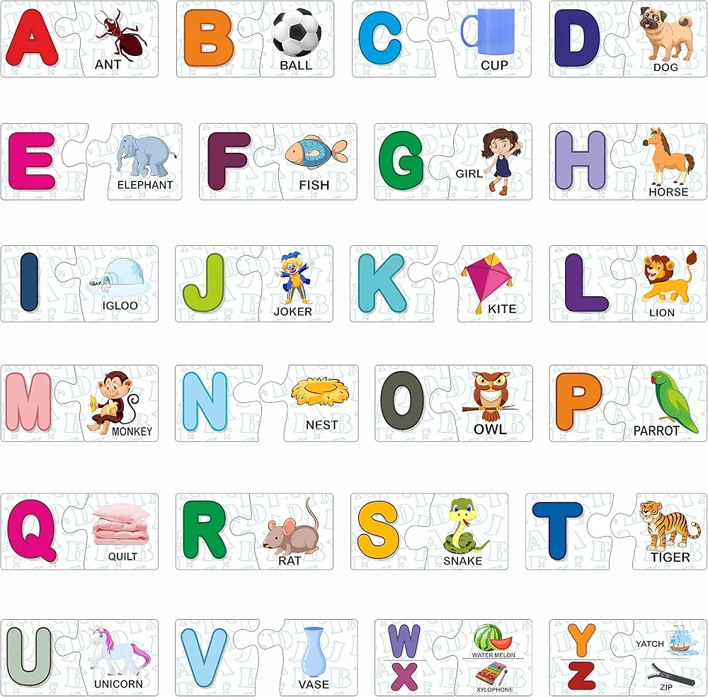 Ankit Toys & Games Alphabet Capital Educational Puzzle