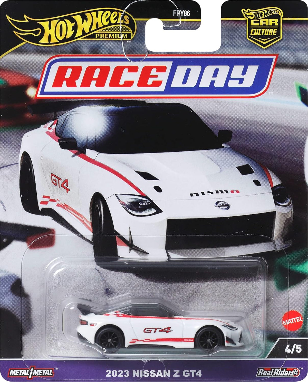 Hot Wheels Premium Car Culture Nissan Z GT 4 Race Day
