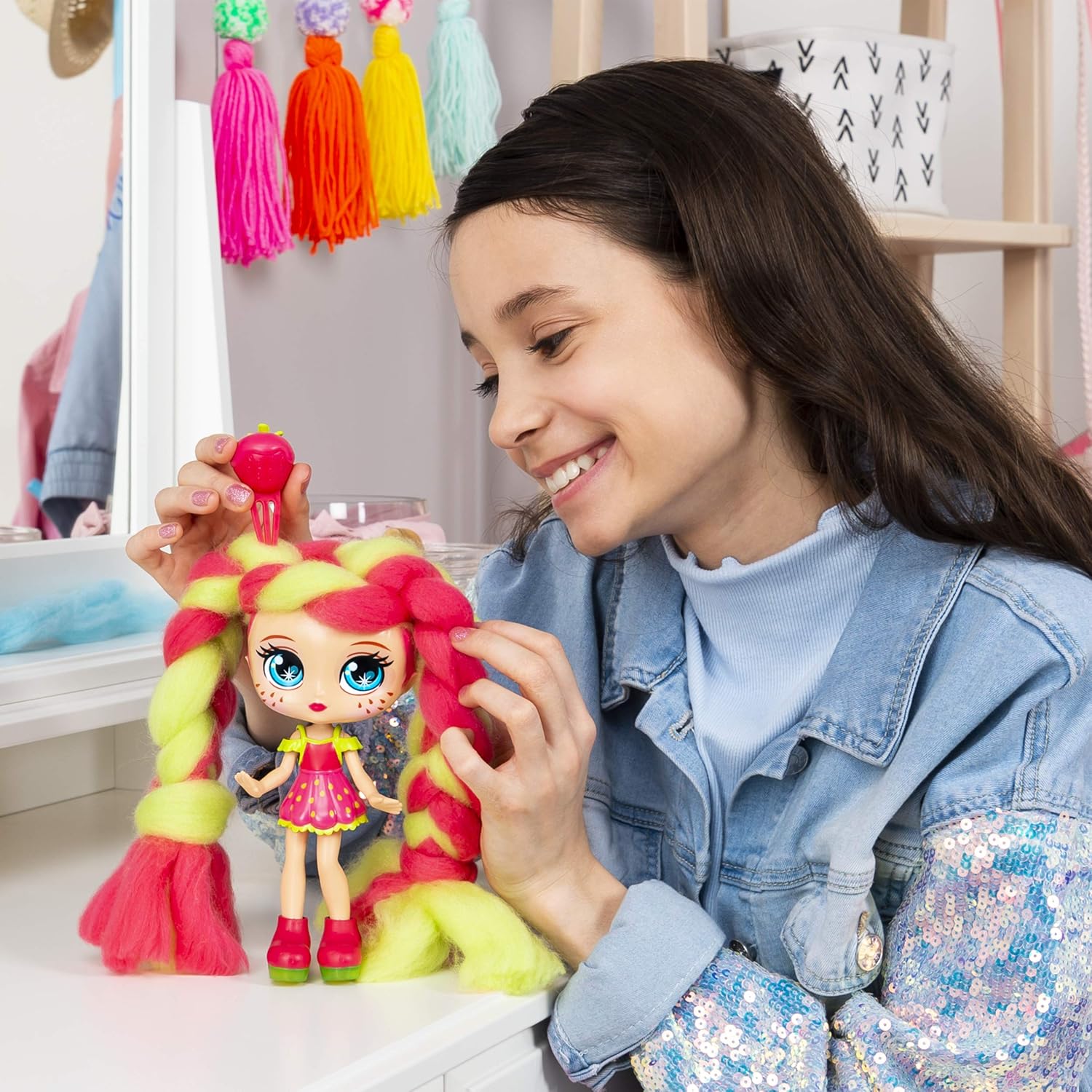Candylocks 7-Inch Straw Mary, Sugar Style Deluxe Scented Collectible Doll