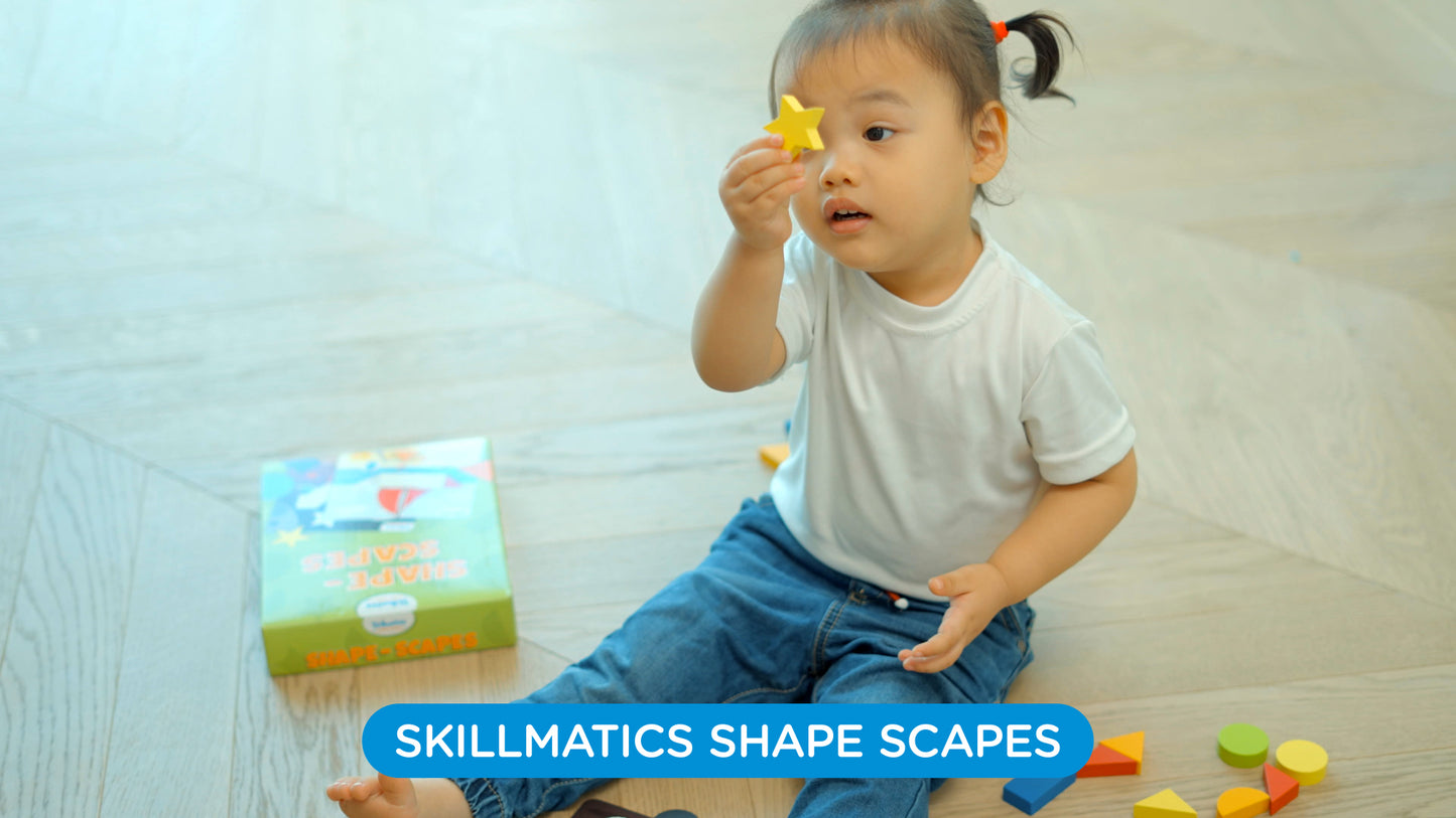 Skillmatics Shapes Scapes - Educational Wooden Game