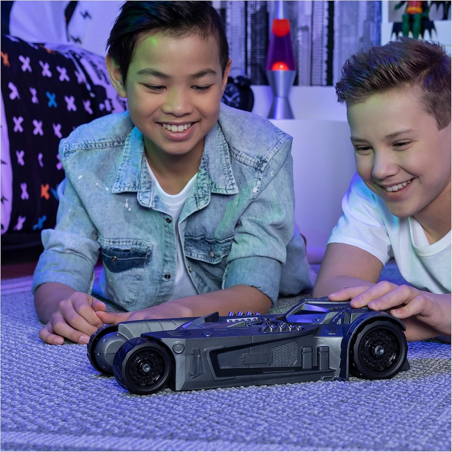 Batman, Batmobile and Batboat 2-in-1 Transforming Vehicle, for Use with Batman 10 cm Action Figures