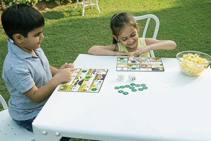 Chalk and Chuckles A Day in The Jungle Picture Bingo Game