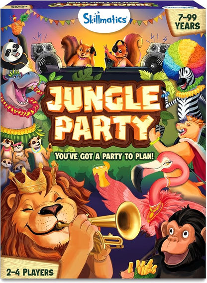 Skillmatics Card Game - Jungle Party, Fun Family Card