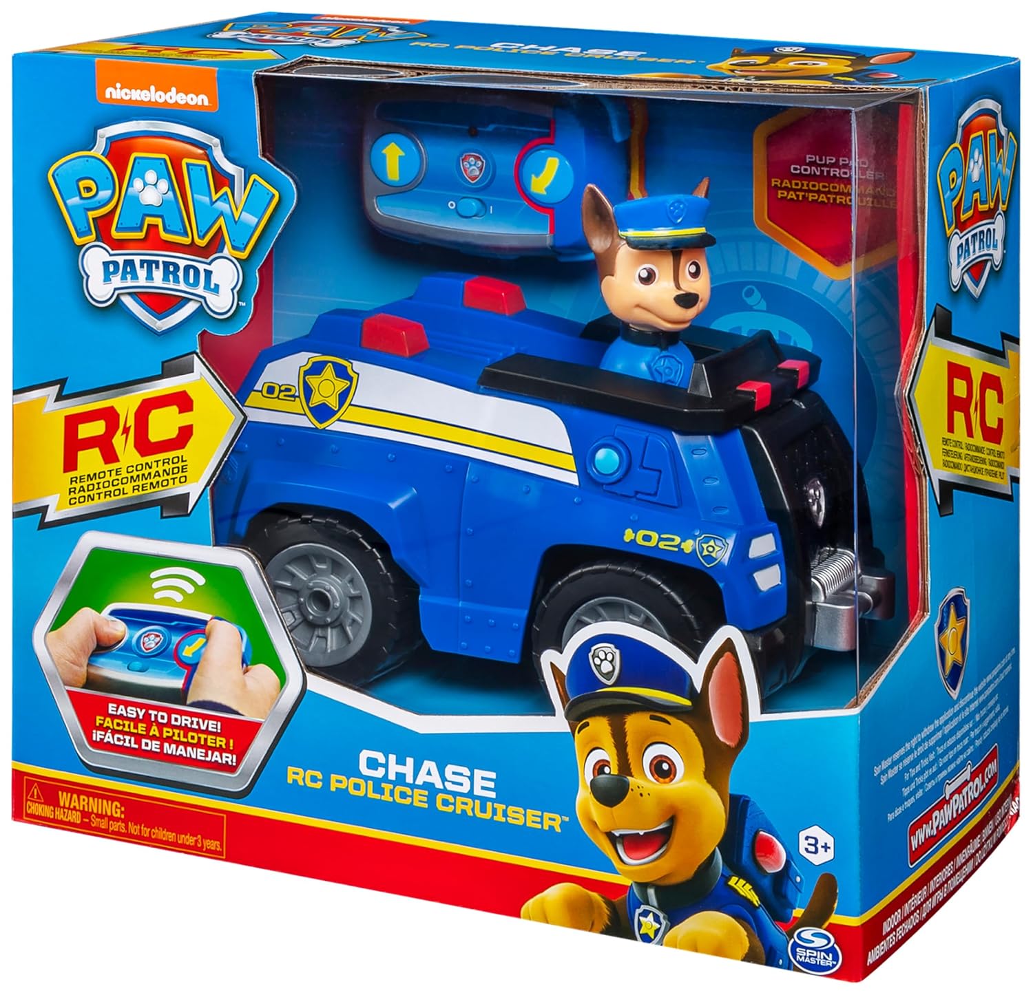 PAW Patrol Chases Remote Control Police Car with Remote Control Toy
