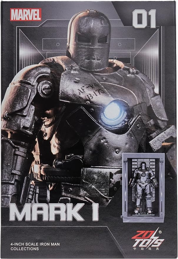 ZD TOYS MARVEL The Infinity Saga Iron Man 1" Mark I (MK1)