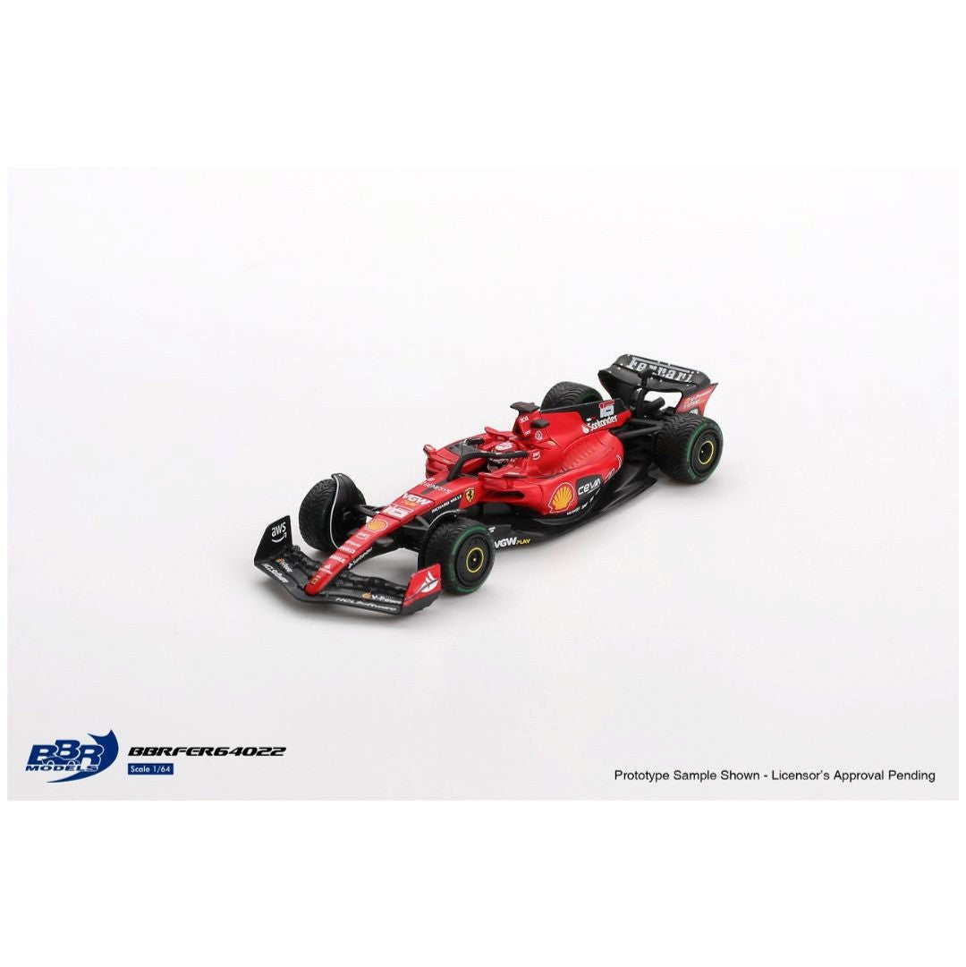 BBR Models Ferrari SF23 2023 Monaco GP – #16 Charles Leclerc – BBRFER64022