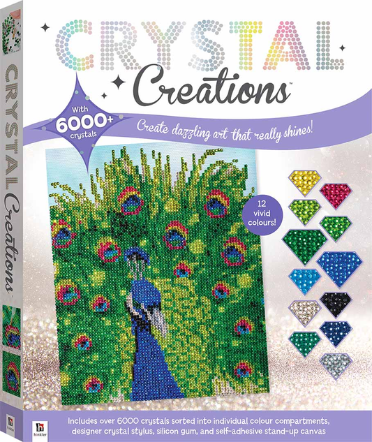 Crystal Creations: Proud Peacock