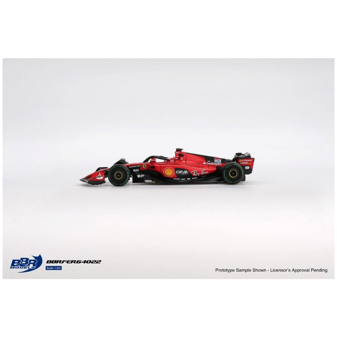 BBR Models Ferrari SF23 2023 Monaco GP – #16 Charles Leclerc – BBRFER64022