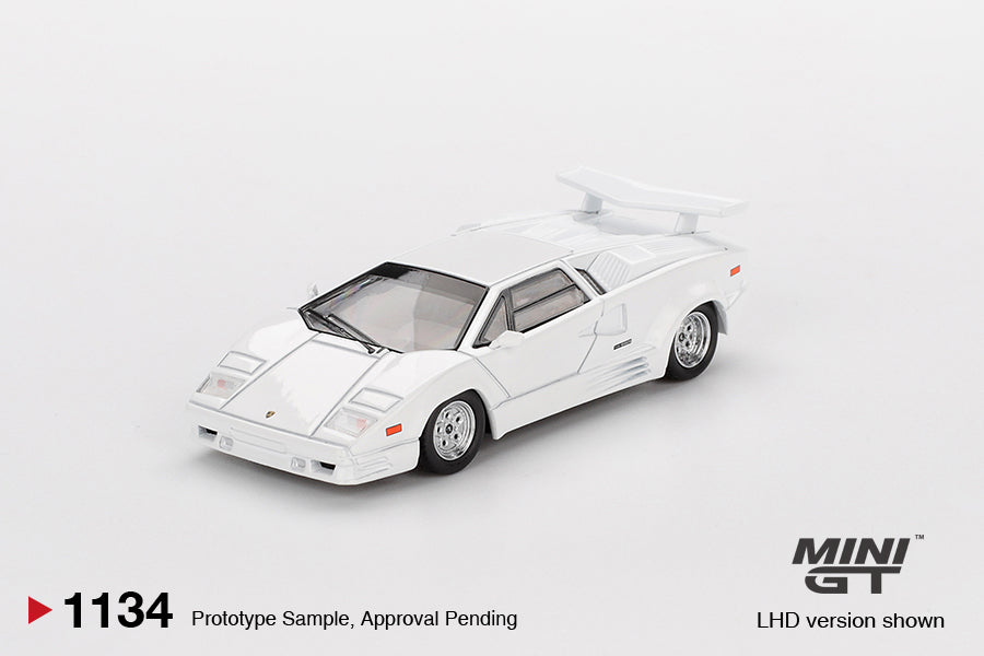 MINI GT Lamborghini Countach 25th Anniversary White