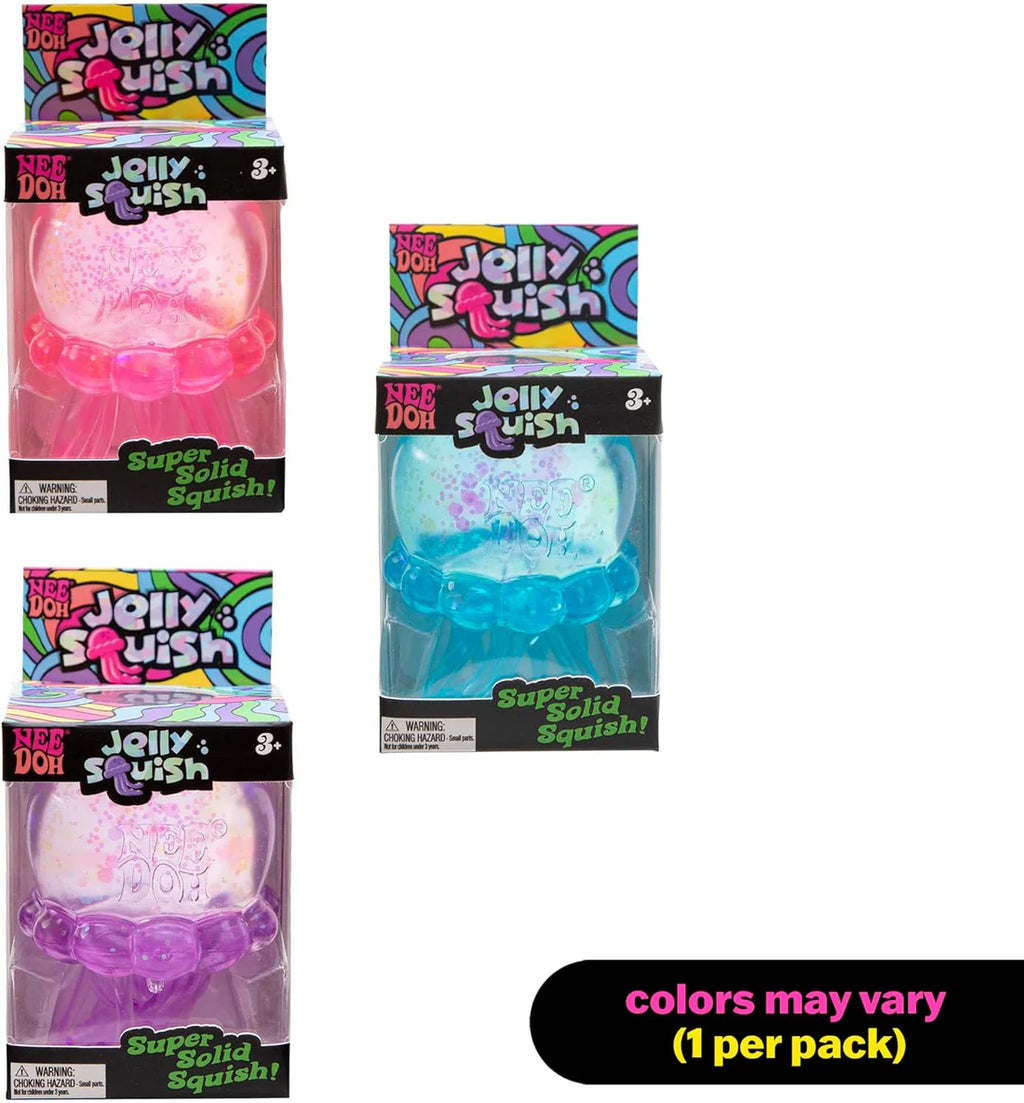 Needoh Jelly Squish - Sensory Squeeze Toy Random One (Pack Of 2)